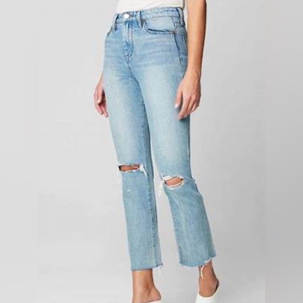 Blank NYC Madison Crop Distressed Jeans size 26